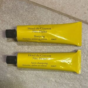 NEW RARE Hotel du Couvent Shampoo and Conditioner Set from Nice, France